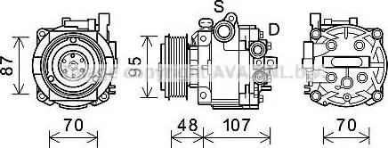 Ava Quality Cooling OLK659 - Compresseur, climatisation cwaw.fr