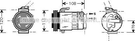 Ava Quality Cooling OL K312 - Compresseur, climatisation cwaw.fr