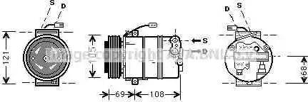 Ava Quality Cooling OL K373 - Compresseur, climatisation cwaw.fr