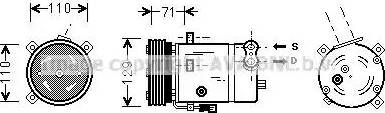 Ava Quality Cooling OL K276 - Compresseur, climatisation cwaw.fr