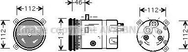 Ava Quality Cooling OL K278 - Compresseur, climatisation cwaw.fr