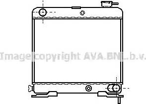 Ava Quality Cooling PE 2069 - Radiateur, refroidissement du moteur cwaw.fr