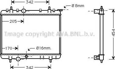 Ava Quality Cooling PE 2212 - Radiateur, refroidissement du moteur cwaw.fr