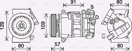 Ava Quality Cooling PEAK407 - Compresseur, climatisation cwaw.fr