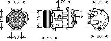 Ava Quality Cooling PEAK322 - Compresseur, climatisation cwaw.fr