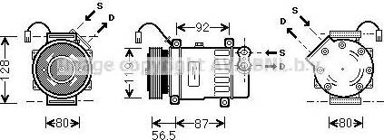 Ava Quality Cooling PE K036 - Compresseur, climatisation cwaw.fr