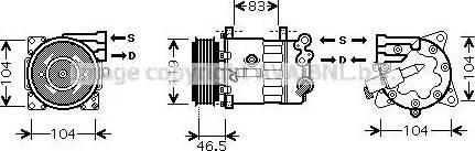 Ava Quality Cooling PE K325 - Compresseur, climatisation cwaw.fr