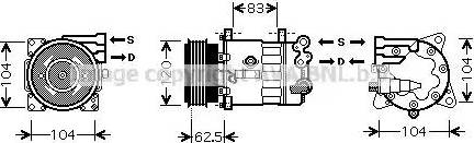 Ava Quality Cooling PE K321 - Compresseur, climatisation cwaw.fr