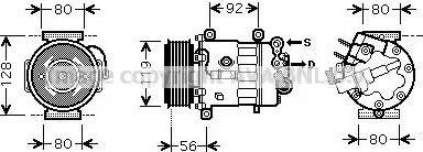 Ava Quality Cooling PE K327 - Compresseur, climatisation cwaw.fr