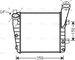 Ava Quality Cooling PR 4057 - Intercooler, échangeur cwaw.fr