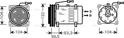 Ava Quality Cooling REAK072 - Compresseur, climatisation cwaw.fr