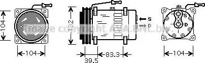 Ava Quality Cooling RE K072 - Compresseur, climatisation cwaw.fr