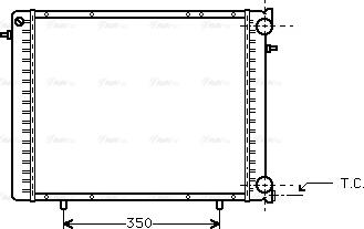 Ava Quality Cooling RT 2045 - Radiateur, refroidissement du moteur cwaw.fr