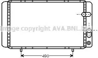 Ava Quality Cooling RT 2084 - Radiateur, refroidissement du moteur cwaw.fr