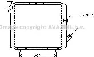 Ava Quality Cooling RT 2070 - Radiateur, refroidissement du moteur cwaw.fr