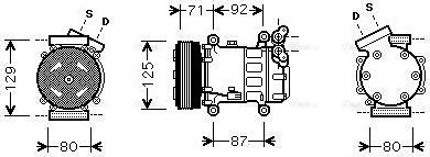 Ava Quality Cooling RTAK401 - Compresseur, climatisation cwaw.fr