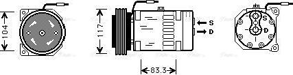 Ava Quality Cooling RTAK403 - Compresseur, climatisation cwaw.fr