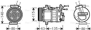 Ava Quality Cooling RTAK485 - Compresseur, climatisation cwaw.fr