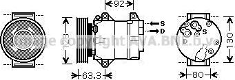 Ava Quality Cooling RTAK369 - Compresseur, climatisation cwaw.fr