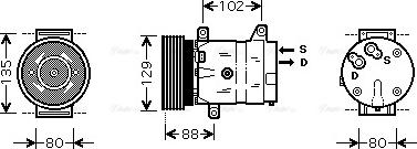 Ava Quality Cooling RTAK367 - Compresseur, climatisation cwaw.fr