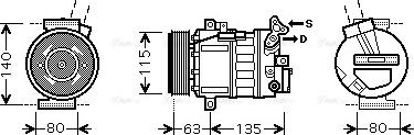 Ava Quality Cooling RTK486 - Compresseur, climatisation cwaw.fr