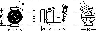 Ava Quality Cooling RT K437 - Compresseur, climatisation cwaw.fr