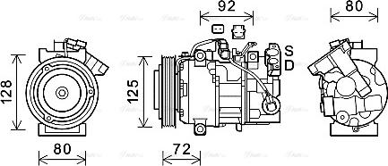 Ava Quality Cooling RTK628 - Compresseur, climatisation cwaw.fr