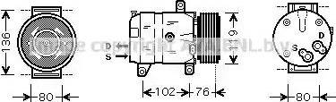 Ava Quality Cooling RT K069 - Compresseur, climatisation cwaw.fr