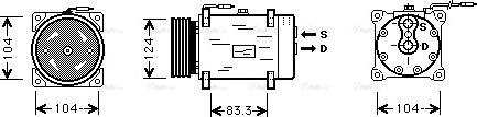 Ava Quality Cooling RT K038 - Compresseur, climatisation cwaw.fr