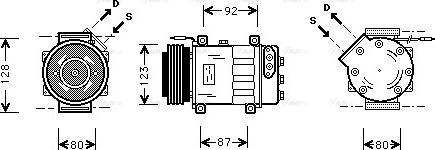 Ava Quality Cooling RT K037 - Compresseur, climatisation cwaw.fr