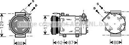 Ava Quality Cooling RT K076 - Compresseur, climatisation cwaw.fr