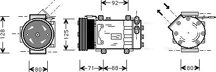 Ava Quality Cooling RT K127 - Compresseur, climatisation cwaw.fr