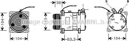 Ava Quality Cooling RT K318 - Compresseur, climatisation cwaw.fr