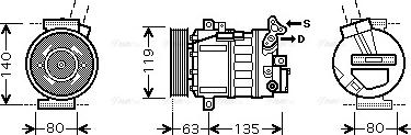 Ava Quality Cooling RT K389 - Compresseur, climatisation cwaw.fr