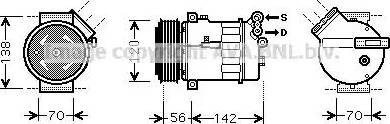 Ava Quality Cooling SB K067 - Compresseur, climatisation cwaw.fr