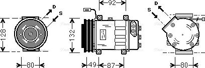 Ava Quality Cooling SCAK026 - Compresseur, climatisation cwaw.fr