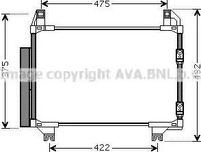 Ava Quality Cooling TO5404D - Condensateur, climatisation cwaw.fr