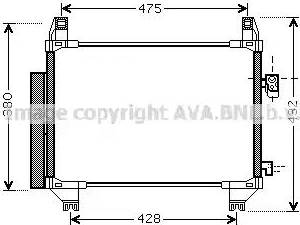 Ava Quality Cooling TO5407D - Condensateur, climatisation cwaw.fr