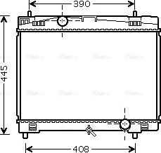 Ava Quality Cooling TO 2482 - Radiateur, refroidissement du moteur cwaw.fr