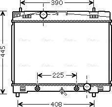 Ava Quality Cooling TO2577 - Radiateur, refroidissement du moteur cwaw.fr