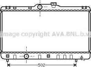 Ava Quality Cooling TO 2147 - Radiateur, refroidissement du moteur cwaw.fr