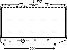 Ava Quality Cooling TO 2155 - Radiateur, refroidissement du moteur cwaw.fr