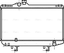 Ava Quality Cooling TO 2107 - Radiateur, refroidissement du moteur cwaw.fr