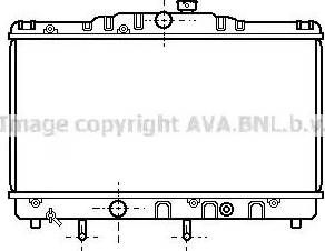 Ava Quality Cooling TO 2116 - Radiateur, refroidissement du moteur cwaw.fr