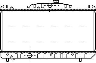 Ava Quality Cooling TO 2117 - Radiateur, refroidissement du moteur cwaw.fr