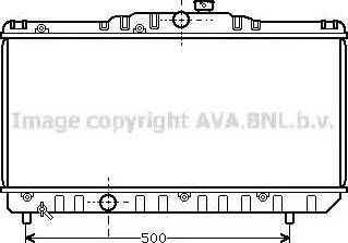 Ava Quality Cooling TOA2117 - Radiateur, refroidissement du moteur cwaw.fr