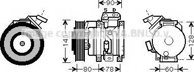 Ava Quality Cooling TOAK448 - Compresseur, climatisation cwaw.fr