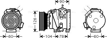 Ava Quality Cooling TO K449 - Compresseur, climatisation cwaw.fr