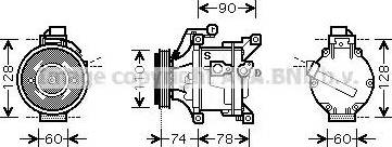 Ava Quality Cooling TO K452 - Compresseur, climatisation cwaw.fr