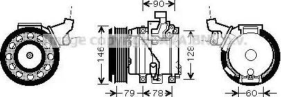 Ava Quality Cooling TO K467 - Compresseur, climatisation cwaw.fr